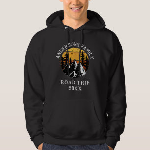 Personligen Family Reunion Road Resa Mountain Hoodie