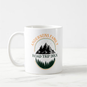 Personligen Family Reunion Road Resa Mountain Kaffemugg