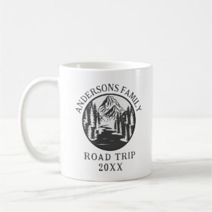 Personligen Family Reunion Road Resa Mountain Kaffemugg