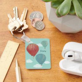 Personligen Färgade Luftballonger Nyckelring