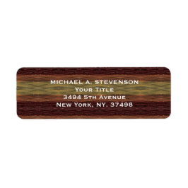 Personligen Färgstreck, typografi Returadress Etikett