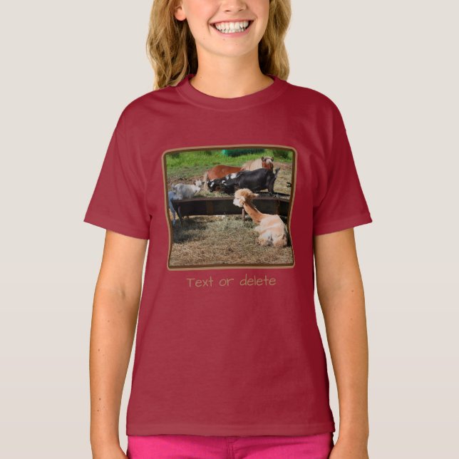 Personligen Farm Animal Barnyard Friends T Shirt (Framsida)