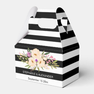 Personligen Favoritruta för vattenfärgsemonblommor Presentaskar