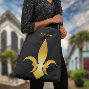 Personligen Fleur-De-Lis Axelväska