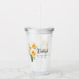 Personligen Flower Delilah i december Take Away Mugg