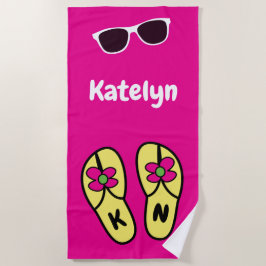 Personligen Flower Flinflip flops