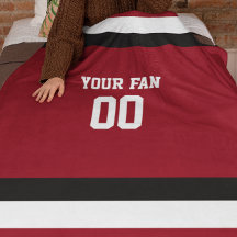 Personligen Football Red & Black