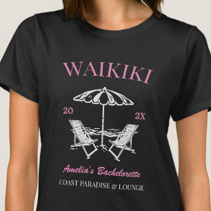 Personligen för Beach Bachelorette Party Girls Res T Shirt