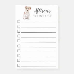 Personligen för den jackRussell hunden som ska Post-it Block