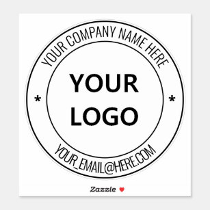 Personligen för Frimärke-Logotyp för företagsfrämj Klistermärken