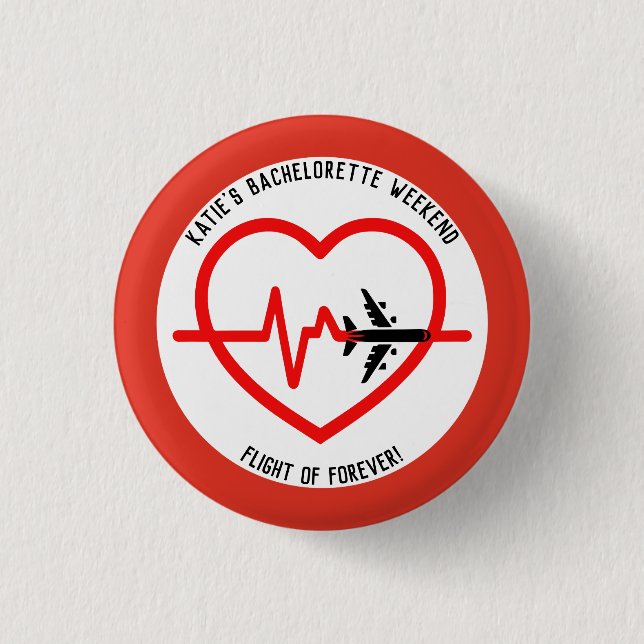 Personligen för Helg-partiet Bachelorette Knapp (Framsida)