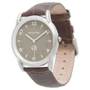 Personligen för kaffekaffe Färg Decor Armbandsur