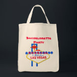 Personligen för Las Vegas Bachelorette Party Tygkasse<br><div class="desc">Filmpartiet Las Vegas befordrar personlig till väskan eller anpassar det här välkomstskyltobjektet för Las Vegas för varje speciell händelse på berömdens destination.</div>