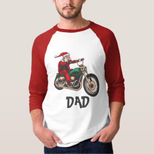 Personligen för motorcyklist i lycklig t shirt