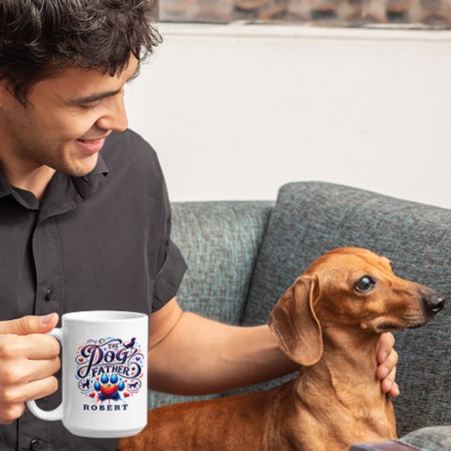 Personligen för temat Hund Kaffemugg (Skapare uppladdad)