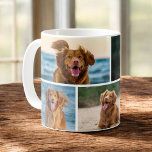 Personligen Fotokollage för Cute Anpassningsbar Hu Kaffemugg<br><div class="desc">Börja förmiddagen med en dos valp kärlek! Den här personligen har hund fotocollage-kaffet mugg med dina favoritfoton från husdjur i en snygg och beundransvärd layout. Oavsett om du hedrar minnet av en vän till håriget eller presenterar för en kollega till hund älskare, så är mugg i anpassningsbarna perfektens sätt att...</div>
