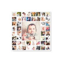 Personligen Fotokollage i anpassningsbar-familjen