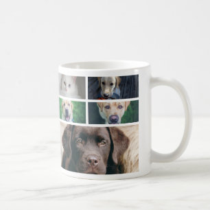 Personligen Fotokollage-mall Kaffemugg