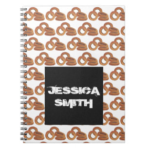 Personligen Fried Onion Ringar Anteckningsbok Med Spiral