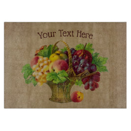 Personligen Fruktkonst Basket Vintage