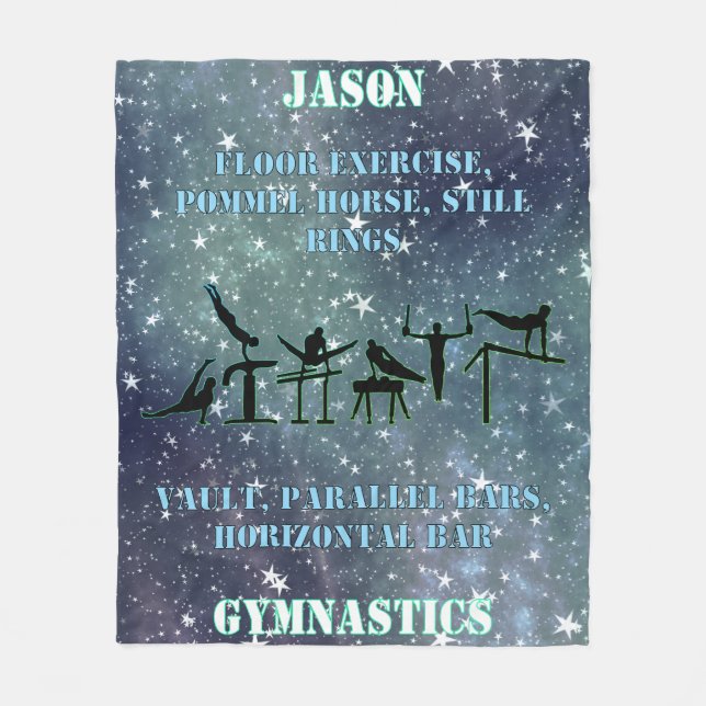 Personligen Galaxy Fleece Blanket (Framsidan)