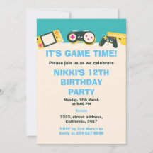 Personligen Game Time Kids spelar födelsedagen