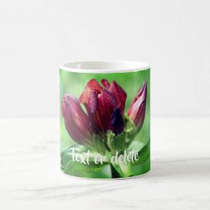 Personligen Gentian Flower Kaffemugg