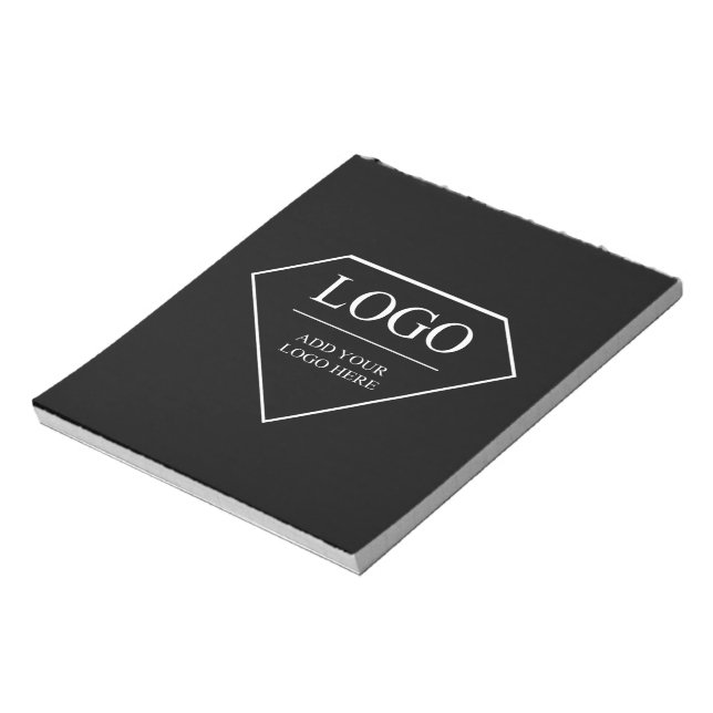 Personligen Gift med den ädla svarta vitfadern Anteckningsblock (Roterad)