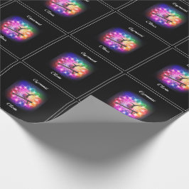 Personligen Girls Gymnastics Balance Beam Presentpapper