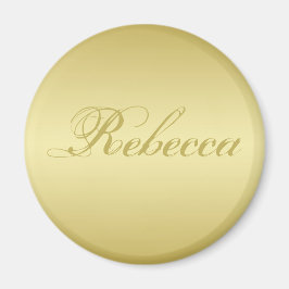 Personligen Glamor guld Namn Magnet