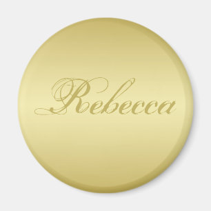 Personligen Glamor guld Namn Magnet