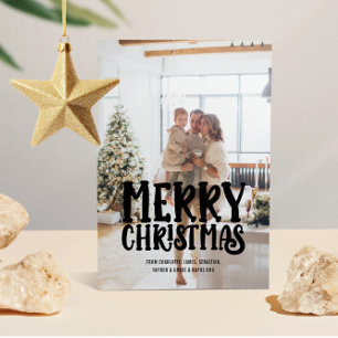 Personligen god jul Foto och text Julkort