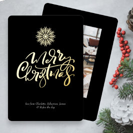 Personligen god jul Typografi - foto