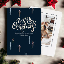 Personligen god jul Typografi - foto