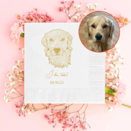 Personligen Golden Retriever I gör jag också Pappersservett