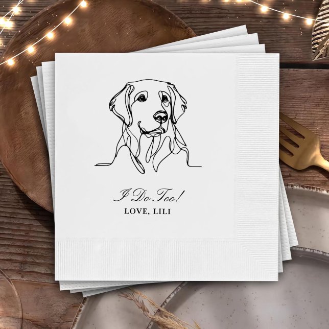 Personligen Golden Retriever I gör jag också Pappersservett (Skapare uppladdad)