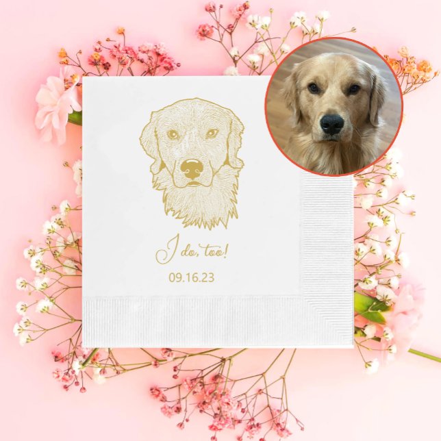 Personligen Golden Retriever I gör jag också Pappersservett (Skapare uppladdad)