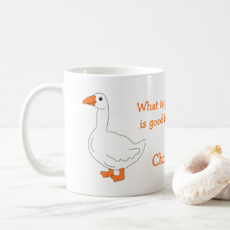 Personligen Goose Design Kaffemugg