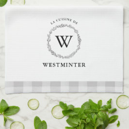 Personligen Grått för kontroll av utandningsluft h Kökshandduk