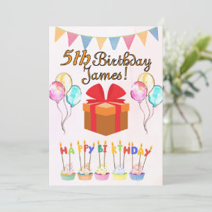 Personligen Grattis på födelsedagen Card Julkort