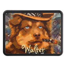 Personligen Handsome Gangster Hund w/Blue Ögon