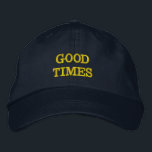Personligen har broderat Hat - Anpassat namn och d Broderad Keps<br><div class="desc">Få minnena att räcka med en anpassningsbar broderad hatt! Perfekt för bröllop, årsdagar eller flickors resor. Lägg till namn, data eller inre skämt - 100 % unikt för dig! Breathable, justerable fit för manar & Women - Premium 100% bomull - böjd bom och justerbart band. Den här chiningshatten har en...</div>