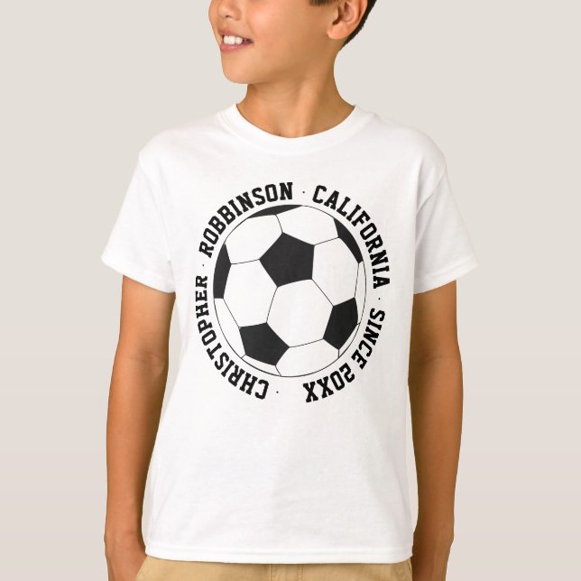 Personligen Helgdagar för fotbollsspelarspelare T Shirt (Framsida)