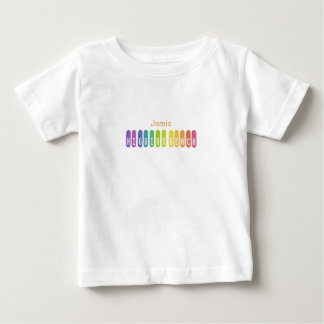 Personligen Higgins Beach Rainbow Typography T Shirt