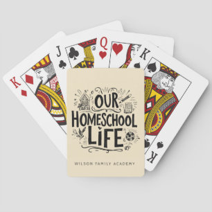 Personligen Homeschool Life Casinokort