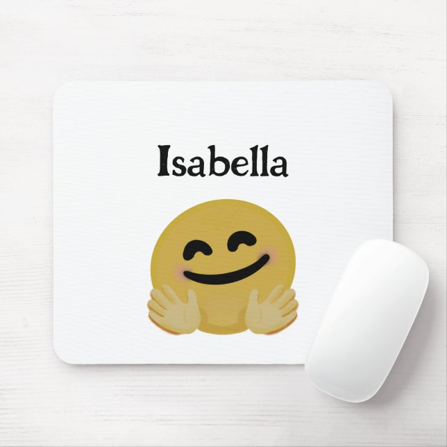 personligen "Hug Emoji" Musmatta (Med mus)