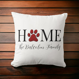 Personligen Hund älskare Home Hund Tass Family Nam Kudde