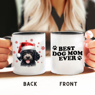 Personligen Hund i julklappen Pudel Mugg