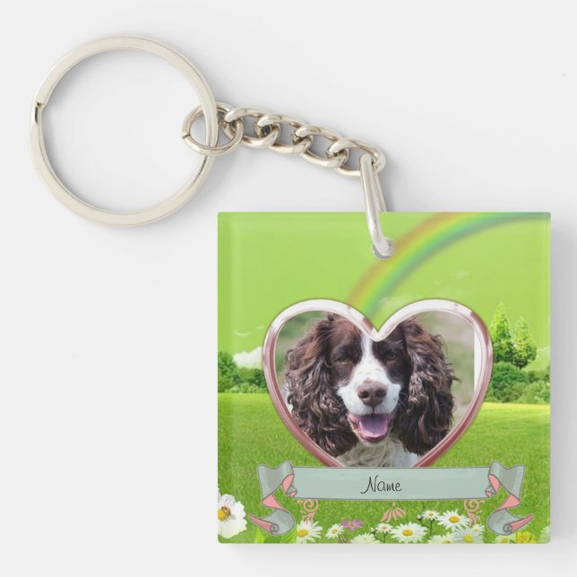 Personligen hund Memorial Gift Fält Daisy (Framsidan)