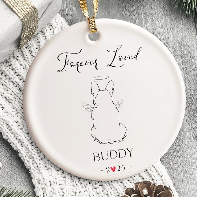 Personligen hund Memorial Ornament Pet (Dog Memorial Ornament Personalized – Dog Memorial Gift)